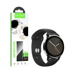 Hoco Silicone Bracelet WH11 Flexible Classic Series iWatch (22mm) Black Hoco Silicone Bracelet WH11 Flexible Classic Series iWatch (22mm) Black